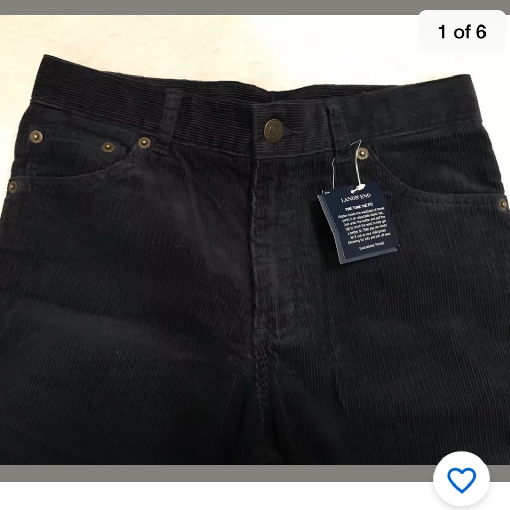 Boys Lands End Corduroy Pants